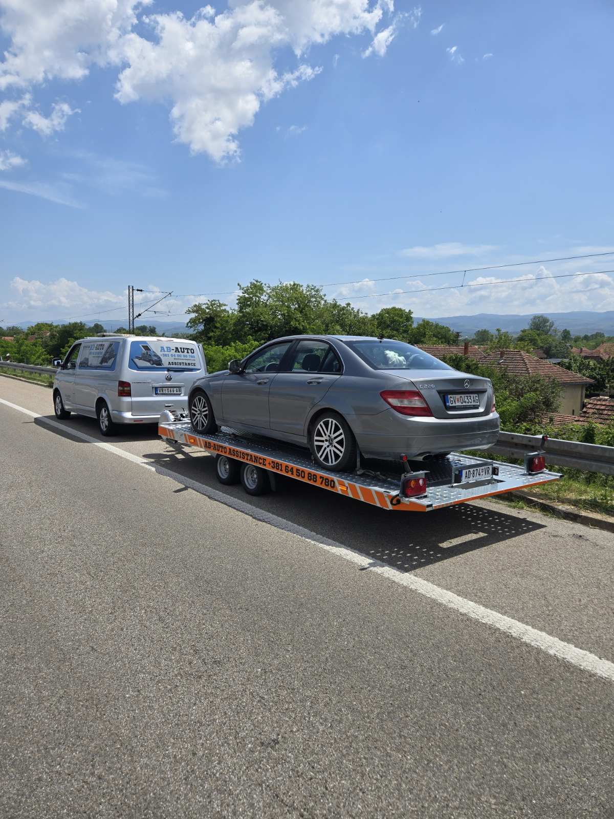 Šlep služba Vladičin Han AB-AUTO transport vozila
