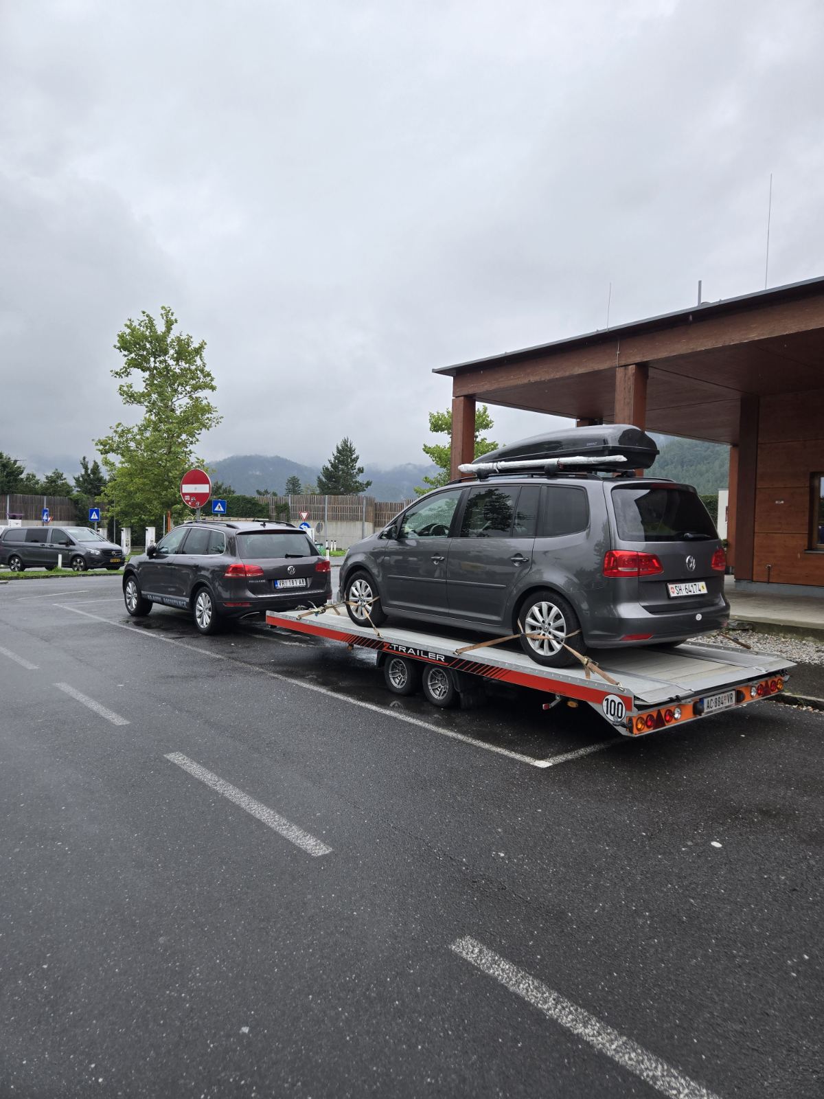 Šlepanje vozila na auto-putu
